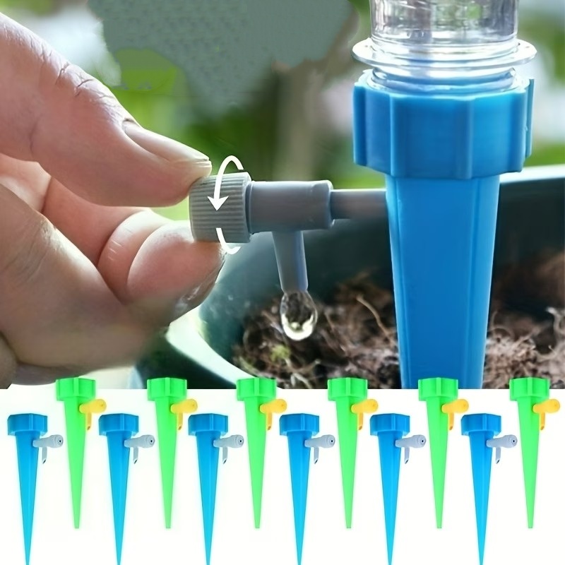 Automatic Plant Watering Drip  - đánh giá và giá Automatic Plant Watering Spikes Drip Kit