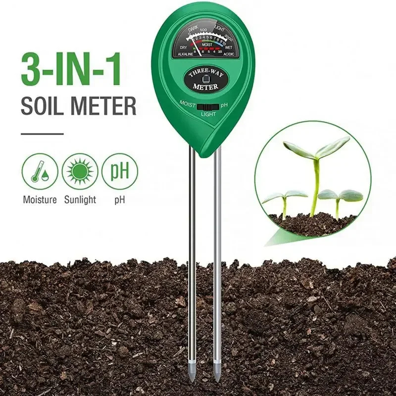 3 In 1 Moisture Sunlight PH Me - đánh giá và giá Soil Ph Meter 3 In 1 Moisture Sunlight