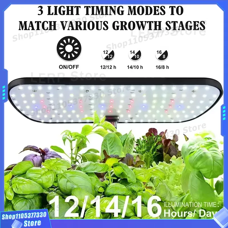 Smart Hydroponic Growing Syste - đánh giá và giá Indoor Herb Garden Grow Light Smart Kit