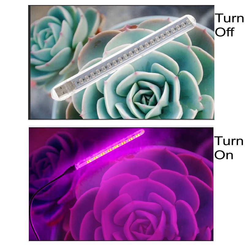 10W Phát Triển USB Đèn Led Di  - đánh giá và giá Plant Grow Light Full Spectrum Clip On