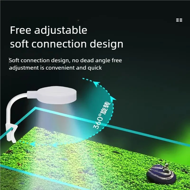 3W LED Clip-On Aquarium Light  - đánh giá và giá Plant Grow Light Full Spectrum Clip On