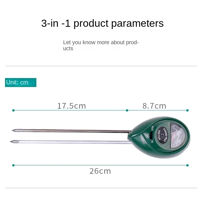 3 in 1 Soil PH Meter, Moisture - đánh giá và giá Soil Ph Meter 3 In 1 Moisture Sunlight