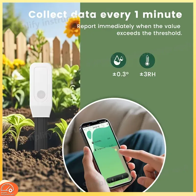 WiFi Zigbee Smart Soil Moistur - đánh giá và giá Smart Plant Sensor Soil Moisture Meter