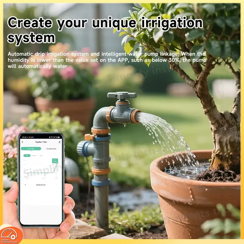 WiFi Zigbee Smart Soil Moistur - đánh giá và giá Smart Plant Sensor Soil Moisture Meter