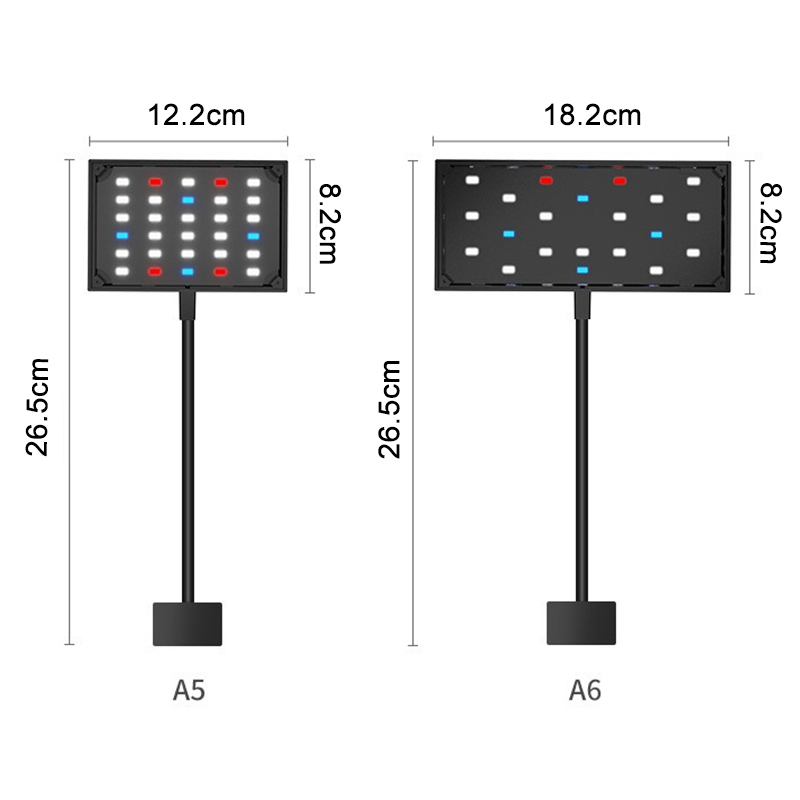 Aquarium USB LED Light Full Sp - đánh giá và giá Plant Grow Light Full Spectrum Clip On