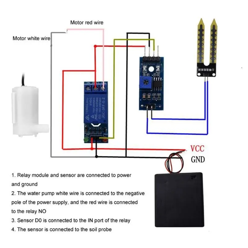 16PCS/set Automatic Irrigation - đánh giá và giá Soil Moisture Sensor Relay Module Arduino