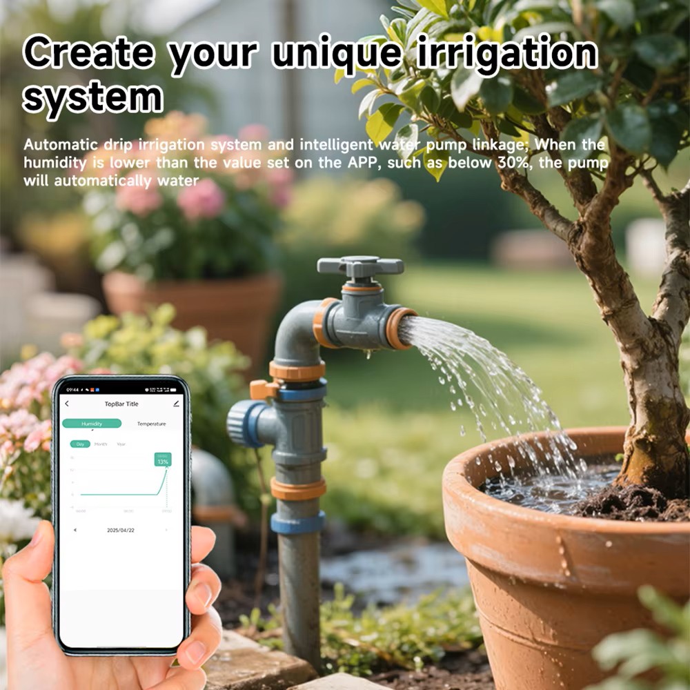 Tuya WiFi Smart Soil Moisture  - đánh giá và giá Wifi Soil Moisture Sensor Garden App