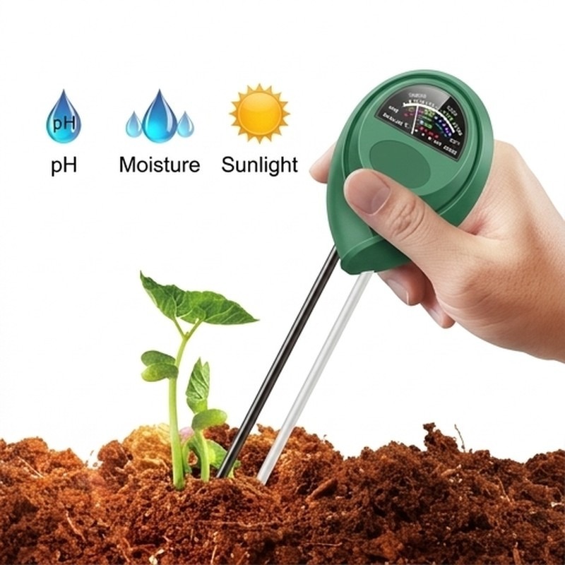 3 in 1 Soil PH Tester Sunlight - đánh giá và giá Soil Ph Meter 3 In 1 Moisture Sunlight