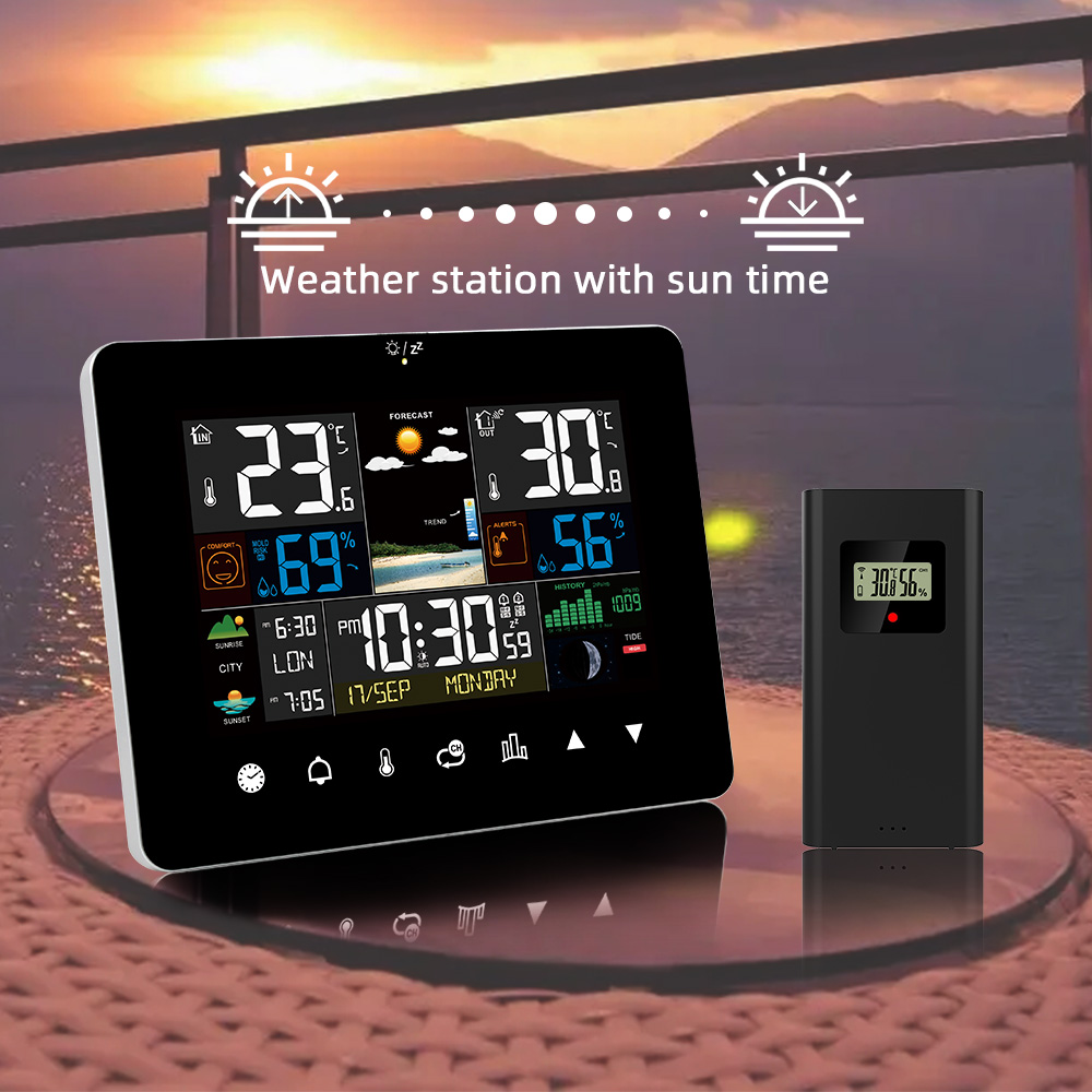 Multifunctional Weather Statio - đánh giá và giá Wireless Weather Station Indoor Outdoor