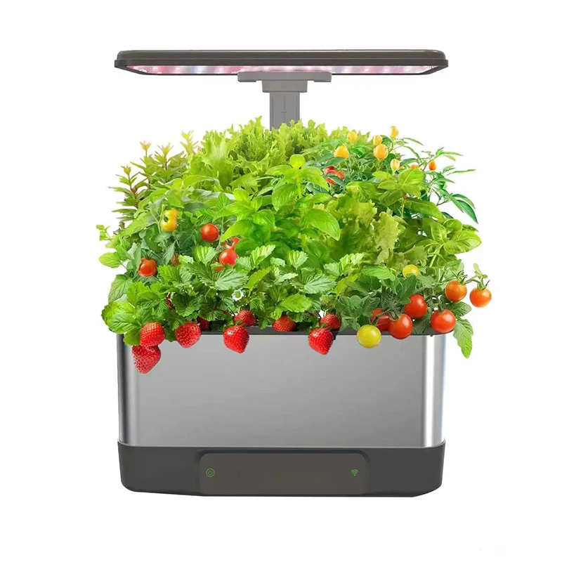 Hydroponic Growing System Kit  - đánh giá và giá Indoor Herb Garden Grow Light Smart Kit