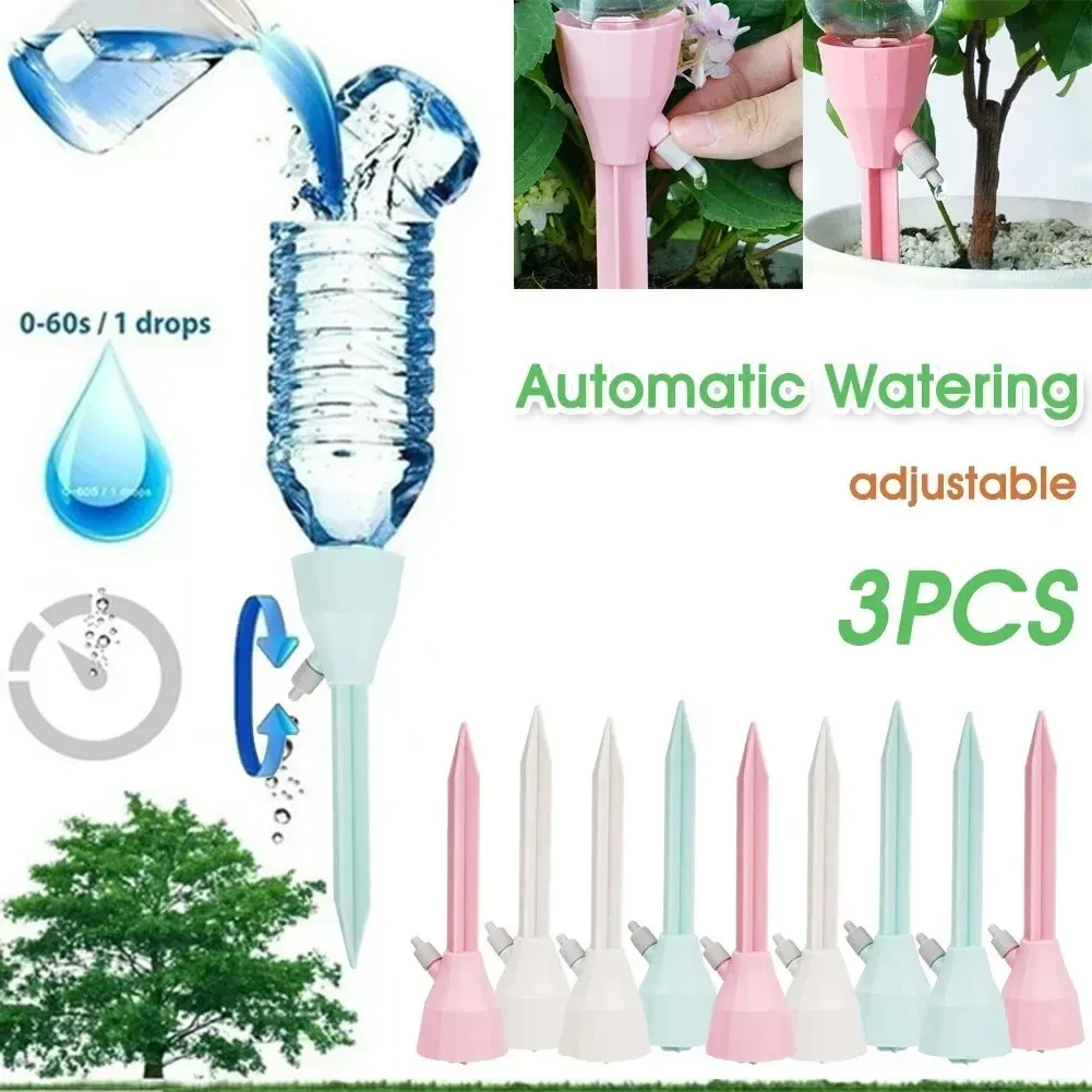 3Pcs Adjustable Drip Irrigatio - đánh giá và giá Automatic Plant Watering Spikes Drip Kit