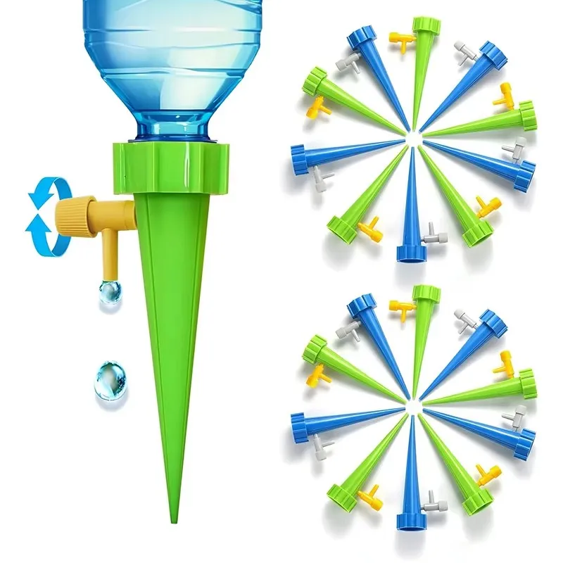 32/64pcs Auto Adjustable Drip  - đánh giá và giá Automatic Plant Watering Spikes Drip Kit