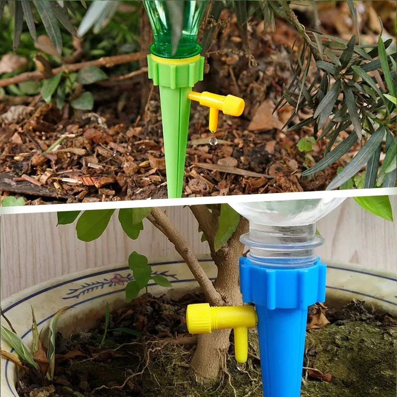 32/64pcs Auto Adjustable Drip  - đánh giá và giá Automatic Plant Watering Spikes Drip Kit