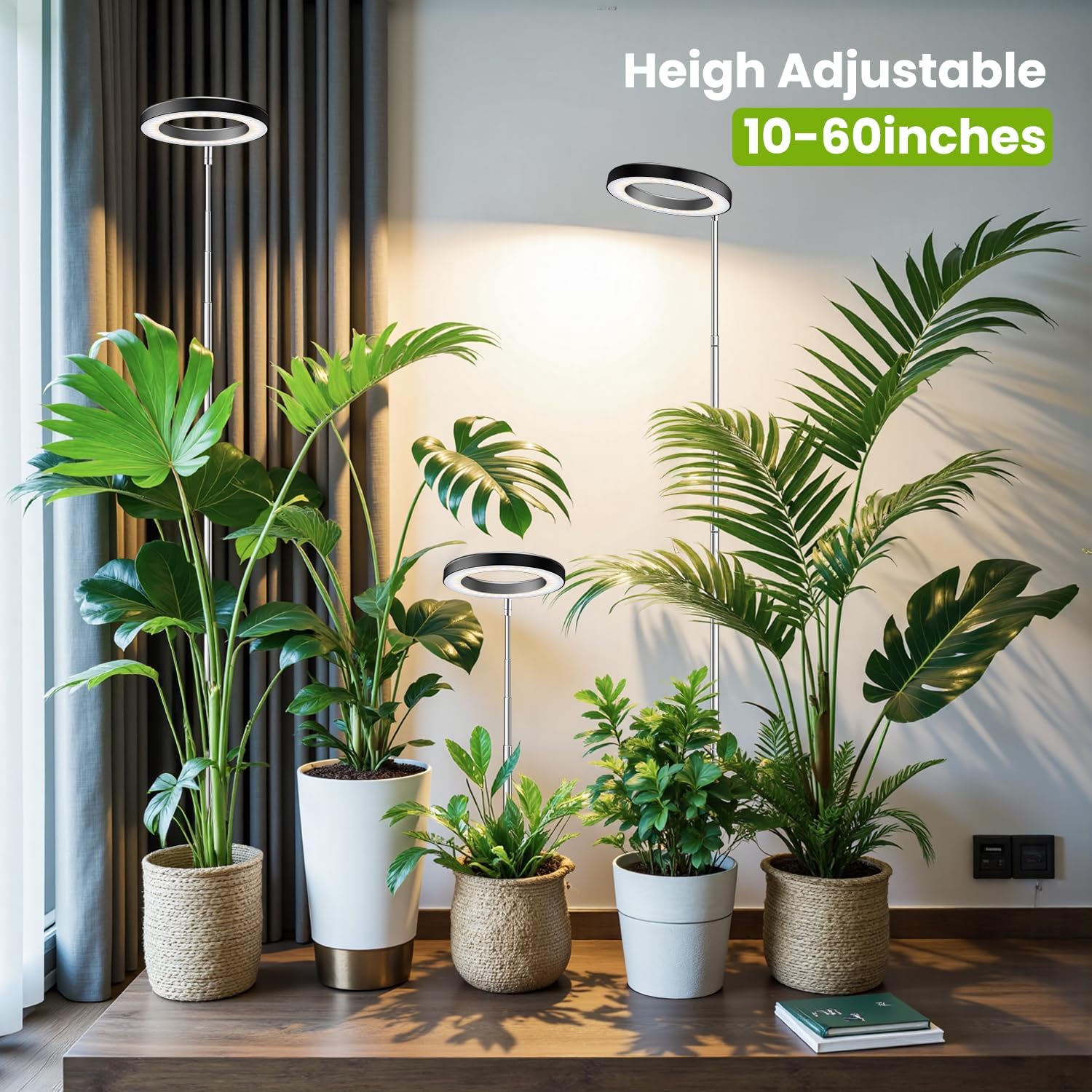 Adjustable Indoor Plant Led Gr - đánh giá và giá Plant Grow Light Full Spectrum Clip On