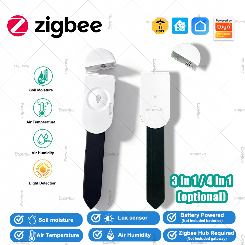 Smart Zigbee Soil Moisture Sen - đánh giá và giá Tuya Zigbee Soil Moisture Temperature Sensor
